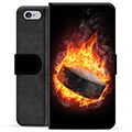 iPhone 6/6S Premium Portemonnee Hoesje - IJshockey