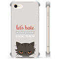 iPhone 7/8/SE (2020)/SE (2022) Hybride hoesje - Angry Cat