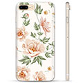 iPhone 7 Plus / iPhone 8 Plus TPU Hoesje - Bloemen