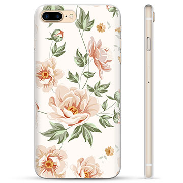 iPhone 7 Plus / iPhone 8 Plus TPU Hoesje - Bloemen