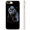 iPhone 7 Plus / iPhone 8 Plus TPU-hoesje - Zwarte Panter