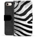 iPhone 7/8/SE (2020)/SE (2022) Premium Portemonnee Hoesje - Zebra