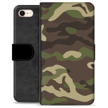 iPhone 7/8/SE (2020)/SE (2022) Premium Portemonnee Hoesje - Camo