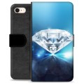 iPhone 7/8/SE (2020)/SE (2022) Premium Portemonnee Hoesje - Diamant