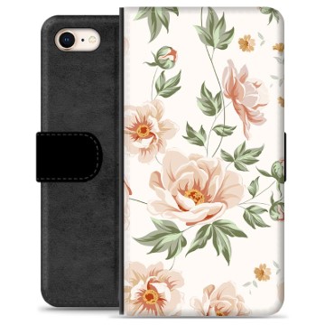 iPhone 7/8/SE (2020)/SE (2022) Premium Portemonnee Hoesje - Bloemen