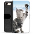 iPhone 7/8/SE (2020)/SE (2022) Premium Portemonnee Hoesje - Cat