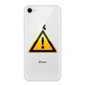 iPhone 8 Batterij Cover Reparatie - incl. raam - Zilver