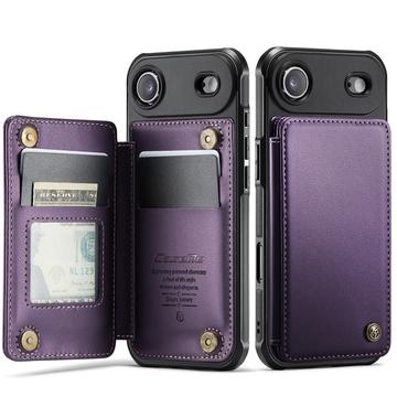 iPhone Air Caseme C22 Hoesje RFID Kaarthouder - Paars