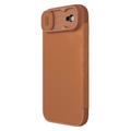 iPhone Air Nillkin Qin Pro Flip Cover - Bruin