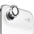 iPhone Air Northjo Strass Camera Lens Beschermer Set - Zilver