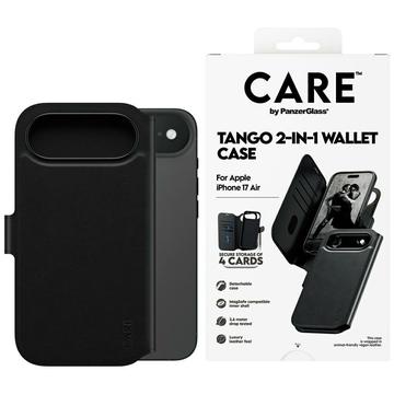 iPhone Air PanzerGlass Care Tango 2-in-1 Portemonnee Hoesje - MagSafe Compatibel - Zwart