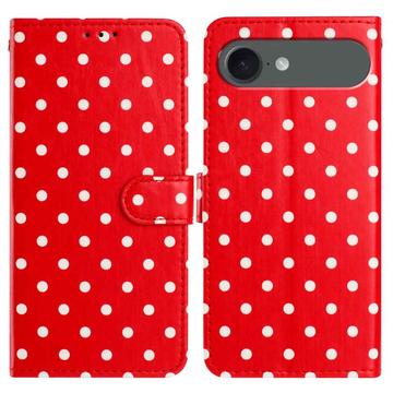 iPhone Air Polka Dot-patroon Portemonnee Hoesje - Rood