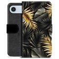 iPhone Air Premium Portemonnee Hoesje - Gouden Bladeren