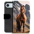 iPhone Air Premium Portemonnee Hoesje - Paard