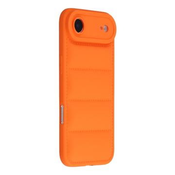 iPhone Air Pufferjack schokbestendig TPU-hoesje - Oranje