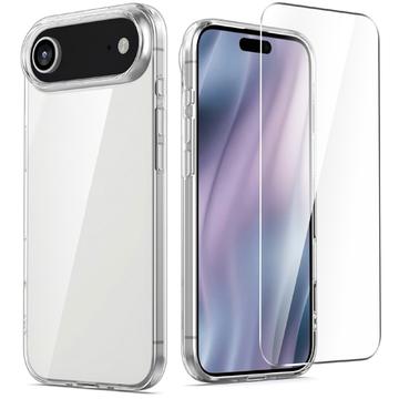 iPhone Air Saii 2-in-1 TPU Hoesje & Glazen Screenprotector