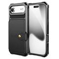 iPhone Air TPU Hoesje met Kaarthouder - Zwart