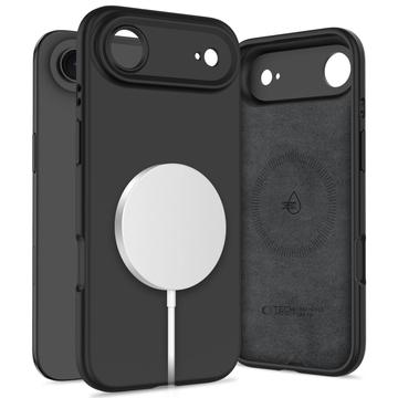 iPhone Air Tech-Protect Vloeibaar Siliconen Hoesje - MagSafe Compatibel - Zwart