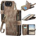 iPhone Duo Caseme C30 Multifunctioneel Portemonnee Hoesje - Bruin