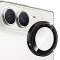 iPhone Duo Hat Prince Camera Lens Glazen Protector - Zwart