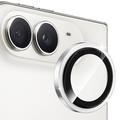 iPhone Duo Hat Prince Camera Lens Glazen Protector - Zilver