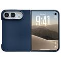 iPhone Duo Liquid Siliconen Hoesje - MagSafe Compatibel - donkerblauw