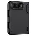 iPhone Duo Nillkin Super Frosted Shield Fold Hoesje - Zwart