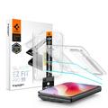 iPhone Duo Spigen Glas.tR EZ Fit Pro Glazen Screenprotector - 2 Stu. - Helder