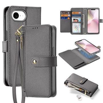 iPhone 16e Dux Ducis Lawa Leren Portemonnee Hoesje met magneet