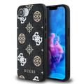 iPhone 16e Guess 4G Peony hoesje - MagSafe-compatibel - Zwart