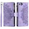iPhone 16e Mandala Series Portemonnee-hoesje - Paars