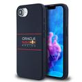 iPhone 16e Oracle Red Bull Racing Horizontaal Logo Siliconen Hoesje - MagSafe Compatibel - Marine