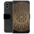 iPhone X / iPhone XS Premium Portemonnee Hoesje - Mandala