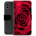 iPhone X / iPhone XS Premium Portemonnee Hoesje - Roze