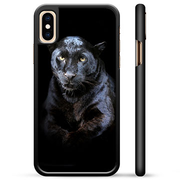 iPhone X / iPhone XS Beschermende Cover - Zwarte Panter