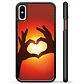 iPhone XS Max Beschermende Cover - Hart Silhouet