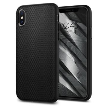 iPhone X/XS Spigen Liquid Air TPU Case - Zwart