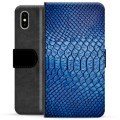 iPhone X / iPhone XS Premium Portemonnee Hoesje - Leer