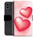 iPhone X / iPhone XS Premium Portemonnee Hoesje - Love