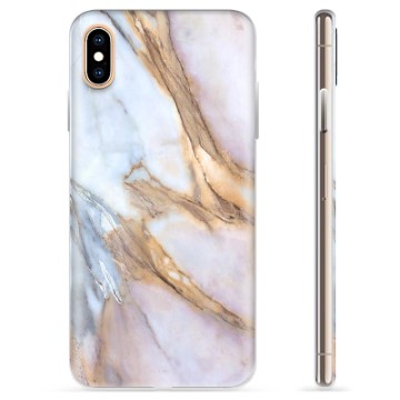 iPhone X / iPhone XS TPU-hoesje - elegant marmer