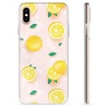 iPhone X / iPhone XS TPU-hoesje - citroenpatroon