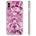 iPhone X / iPhone XS TPU-hoesje - Roze Kristal
