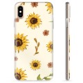 iPhone X / iPhone XS TPU-hoesje - Zonnebloem