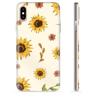 iPhone X / iPhone XS TPU-hoesje - Zonnebloem