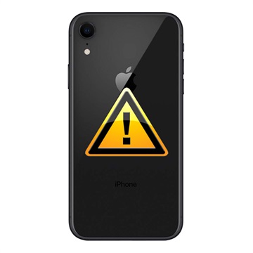 iPhone XR Batterij Cover Reparatie - incl. raam - Zwart