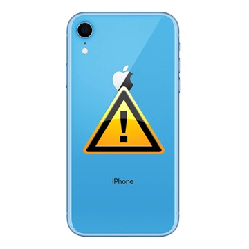 iPhone XR Batterij Cover Reparatie - incl. raam - Blauw