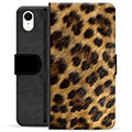 iPhone XR Premium Wallet Case - Luipaard