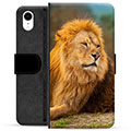 iPhone XR Premium Wallet Case - Leeuw