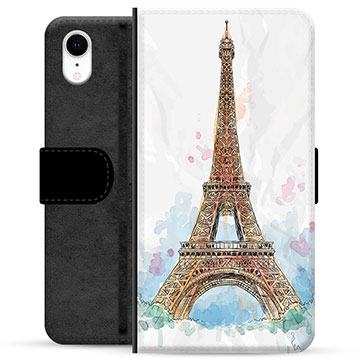 iPhone XR Premium Portemonnee Hoesje - Parijs