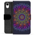 iPhone XR Premium Portemonnee Hoesje - Kleurrijke Mandala